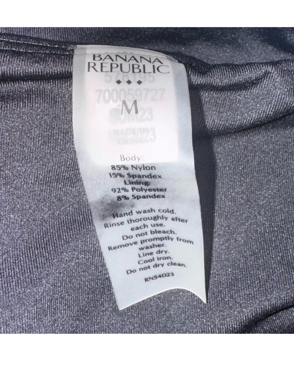 Banana Republic Black One Piece Swimsuit Size M NWT!